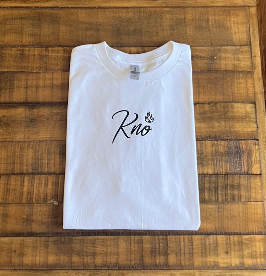 Kno White Cotton tee